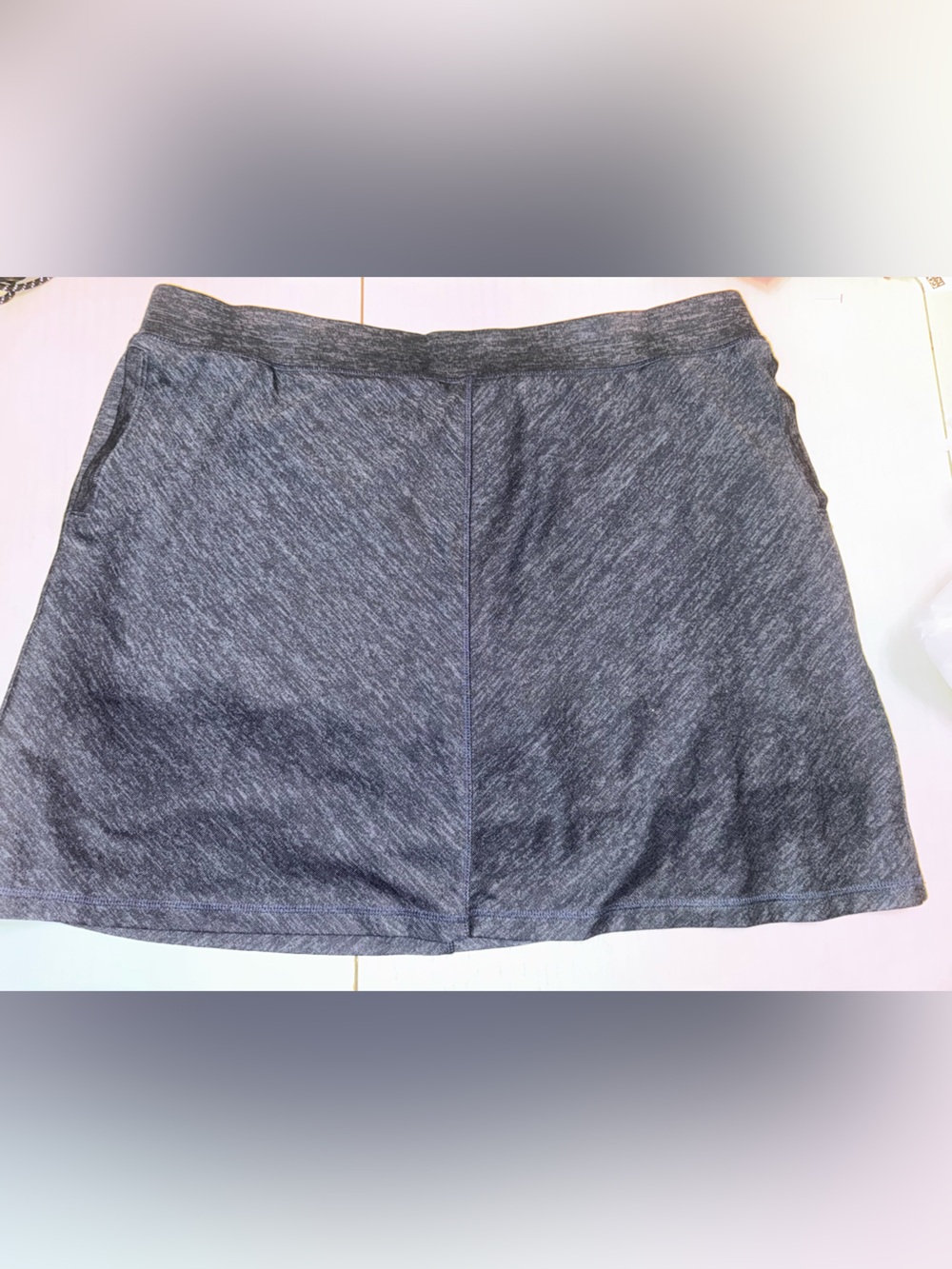 T by Talbots navy gray heather skirt skort women’s 2X